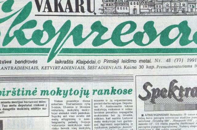 "Vakarų ekspresas". 1991 04 25 ir 27