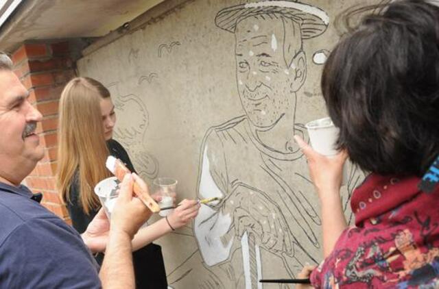 Pradėta kurti Šilutės miesto istorinė siena