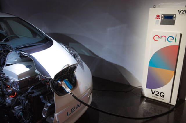 Atliks energijos perdavimo iš elektromobilių į energetikos tinklą sistemos bandymus