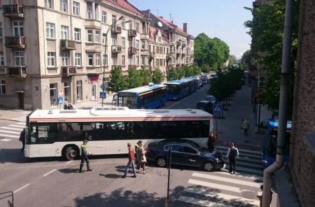 Avarija užkimšo Liepų gatvę