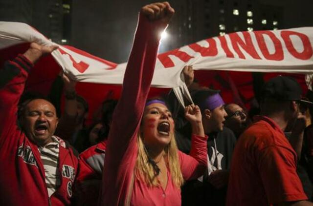 Brazilijos San Paulo mieste vyko protestai prieš naująją Mišelio Temerio vyriausybę