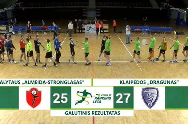 "Dragūnas" - per žingsnį nuo aukso