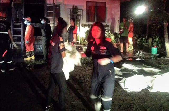 Gaisras Tailando mokyklos bendrabutyje pražudė 17 mokinių mergaičių