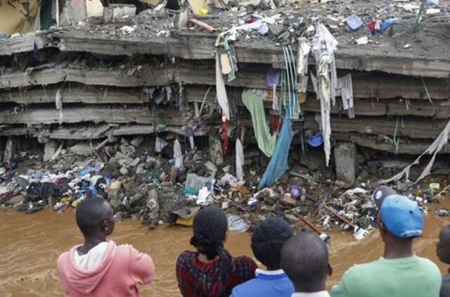 Kenija: gyvenamojo namo griūties aukų skaičius išaugo iki 20 žmonių