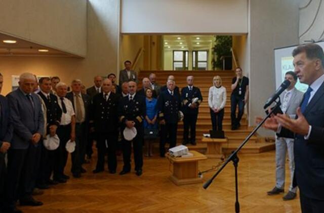 Klaipėdos uosto raida – parodoje Vyriausybėje