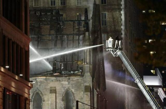 Niujorke kilo gaisras serbų stačiatikių cerkvėje