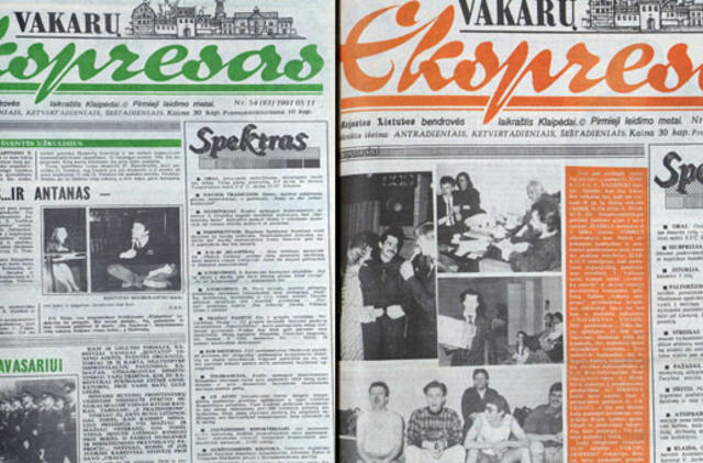 "Vakarų ekspresas". 1991 05 09 ir 11