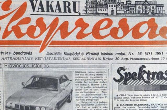 "Vakarų ekspresas". 1991 05 23 ir 25