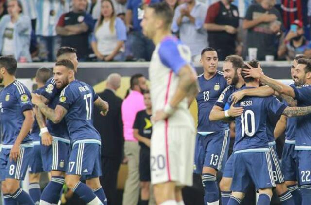 Argentinos futbolininkai pateko į "Copa America" čempionato finalą