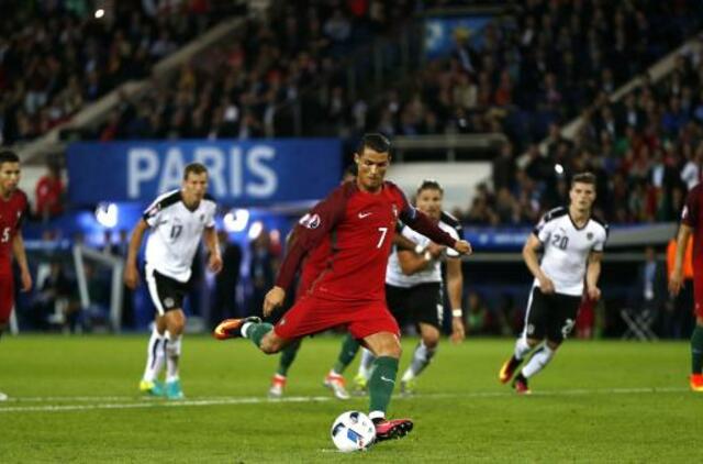 "Euro-2016": Portugalija neįveikė Austrijos