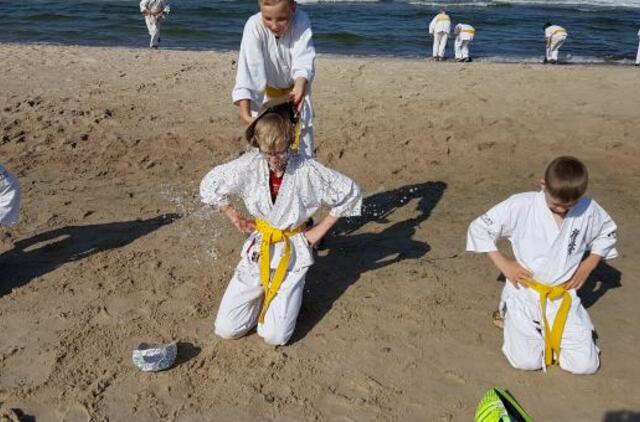 Jaunuolių charakteris grūdinamas stovykloje
