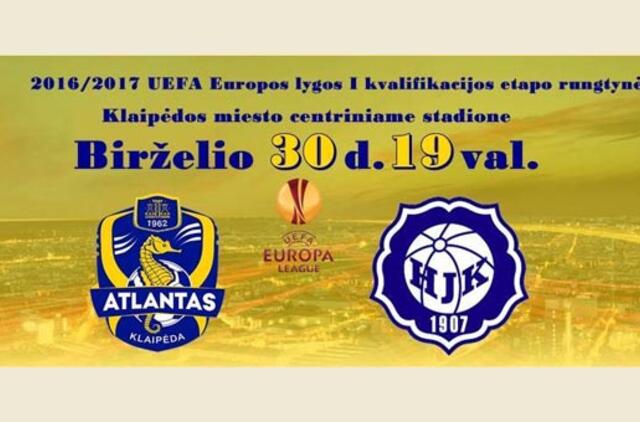 Klaipėdos „Atlantui“ burtai lėmė suomių klubą