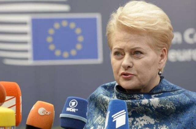 Prezidentė: britų referendumo su nerimu laukia visa Europa
