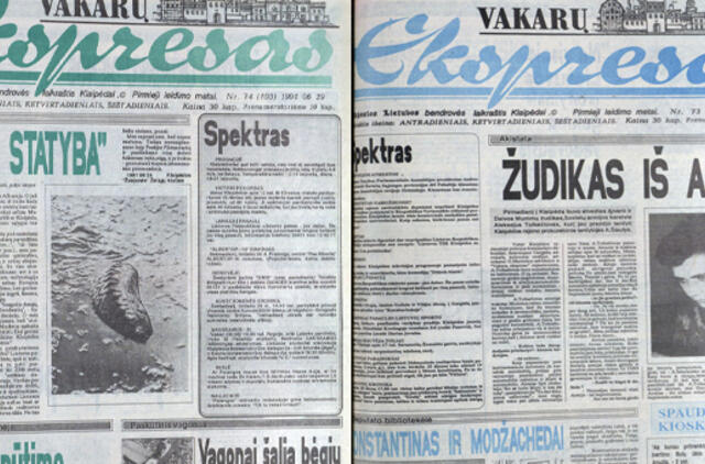 Vakarų ekspresas". 1991 06 27 ir 29