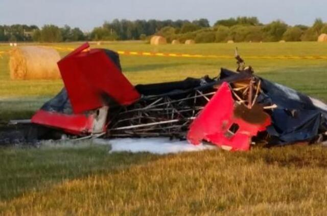 Vilniaus rajone sudužo sportinis lėktuvas, žuvo pilotas