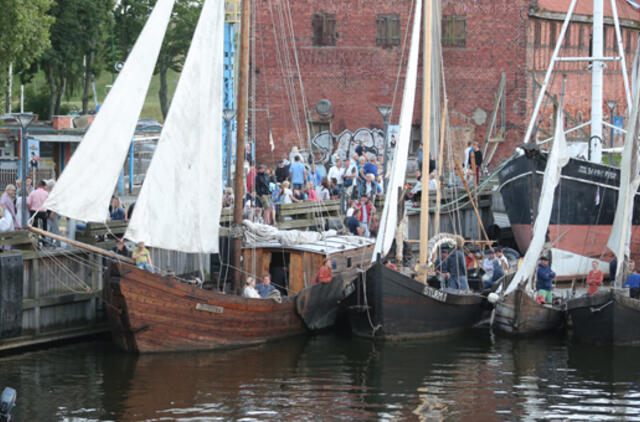 "Dangės flotilė" davė toną Jūros šventės pradžiai