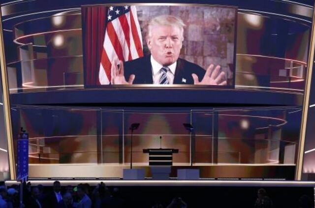 Donaldas Trampas oficialiai iškeltas partijos kandidatu į JAV prezidento postą