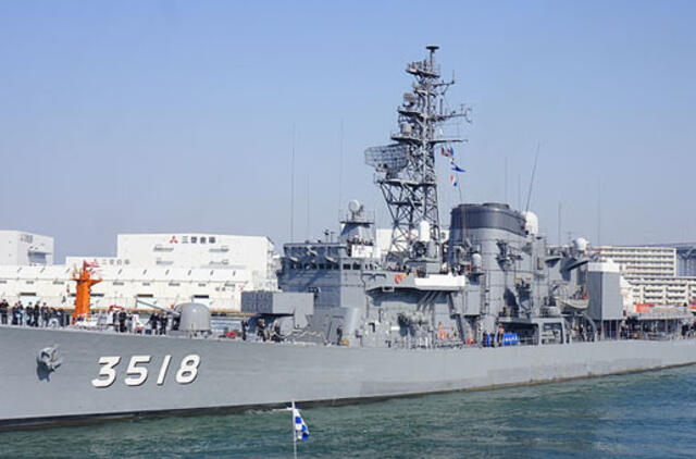 Japonijos pratybų eskadra lankysis Klaipėdoje