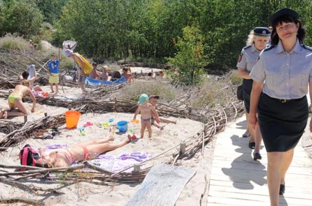 Klaipėdos paplūdimiuose - drausmingesni poilsiautojai