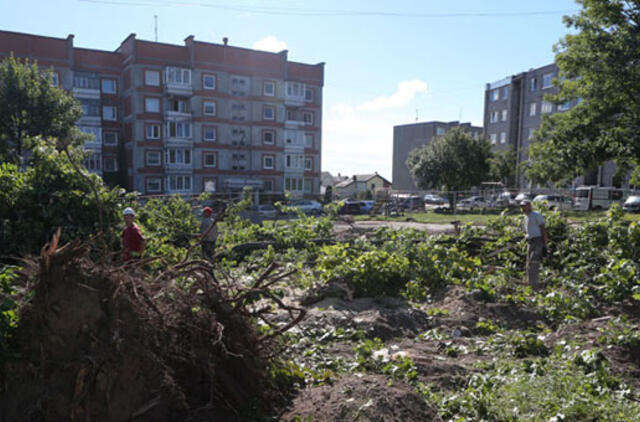 Kretingos gatvėje - dar vienas daugiabutis