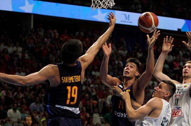 Lietuvos rinktinė dar kartą įveikė ispanus