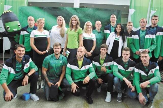 Lietuvos sportininkai į Rio de Žaneirą išvyko įgyvendinti olimpinių svajonių