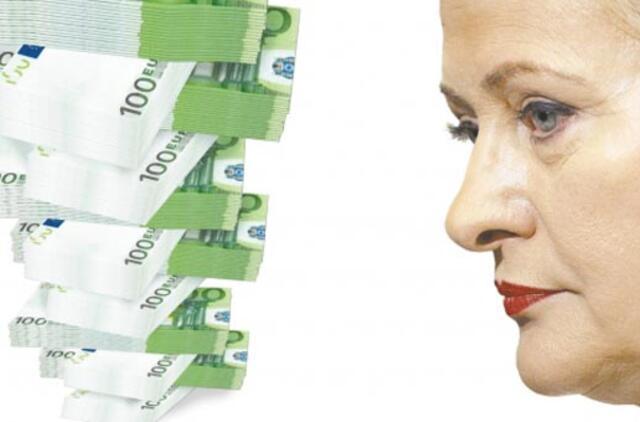 Nepadoru gauti daugiau už prezidentę?