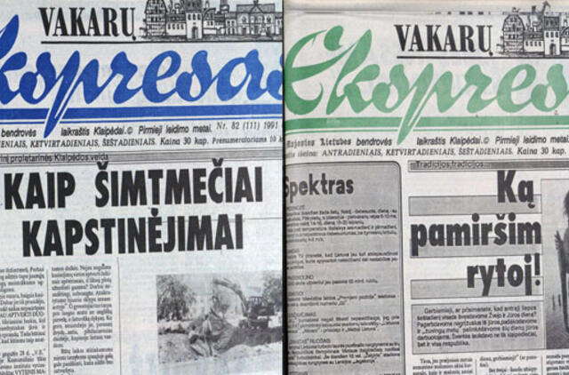 "Vakarų ekspresas". 1991 07 18 ir 20