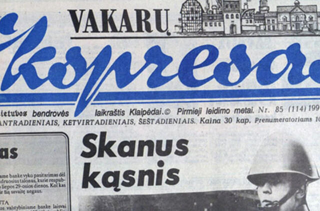 "Vakarų ekspresas". 1991 07 25 ir 27