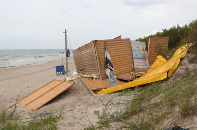 Audrų nuostoliai dažnesni ir brangesni