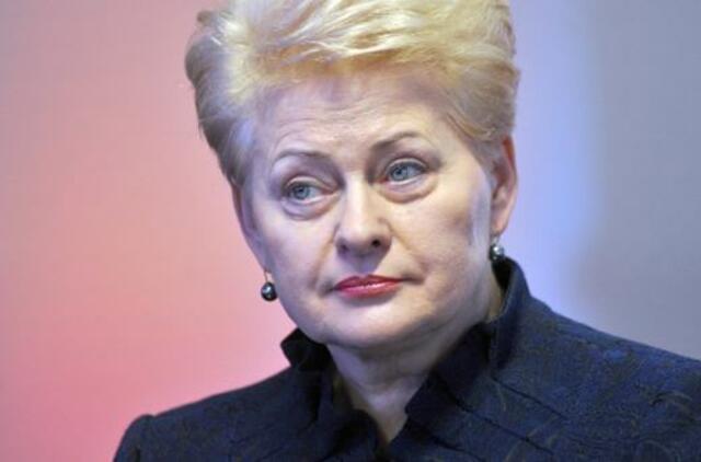 Dalia Grybauskaitė: mes tikime JAV, kokia jos administracija bebūtų