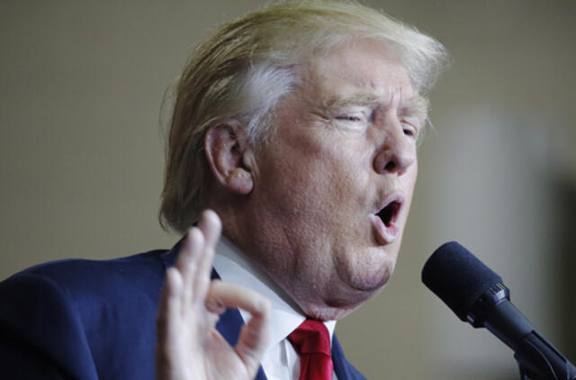 Donaldas Trampas: prezidento rinkimai gali būti suklastoti