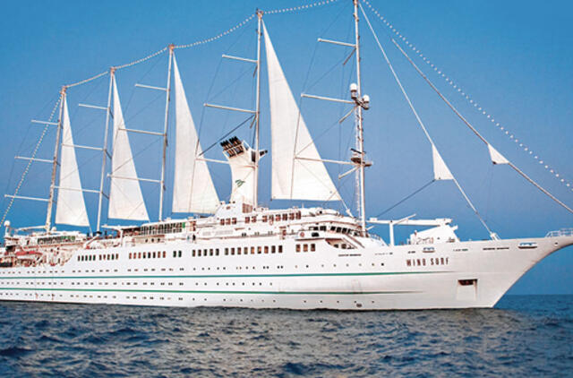 Klaipėdoje lankysis -"burinis" kruizinis laivas