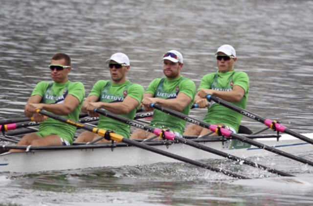Lietuvos vyrų porinė keturvietė valtis olimpinėse žaidynėse užėmė devintąją vietą