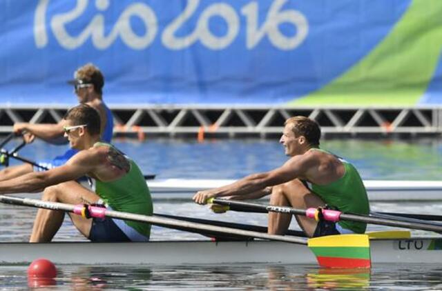 Mindaugas Griškonis ir Saulius Riteris irkluos olimpinių žaidynių finale