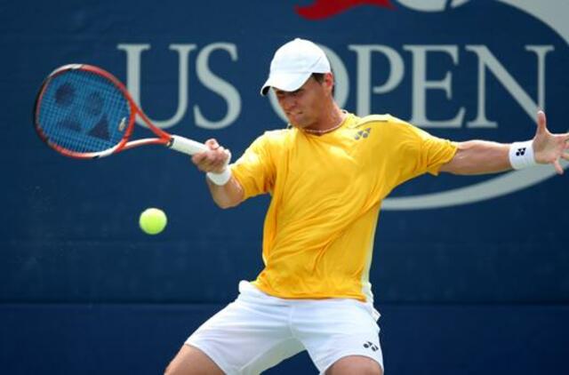 Tenisininkas Ričardas Berankis pateko į "US Open" turnyro antrąjį ratą