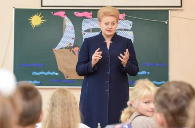 Dalia Grybauskaitė: mokykloje kuriame savo ateitį (garso įrašas)