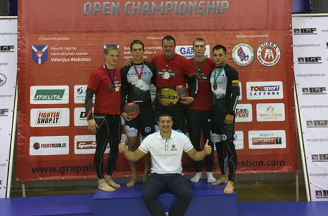 Į Klaipėdą parvežtas Europos čempionato nugalėtojo diržas