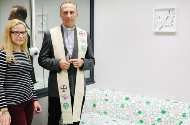 Komisariate įrengtas vaikų apklausos kambarys