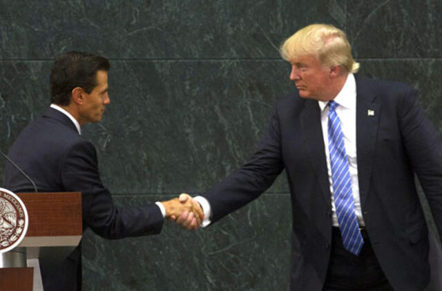 Meksikos prezidentas: Donaldo Trampo pasiūlymai - reali grėsmė Meksikai