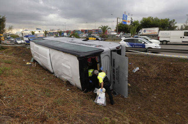 Per avariją Ispanijoje 3 lietuvės sužeistos nesunkiai, netrukus grįš į Lietuvą