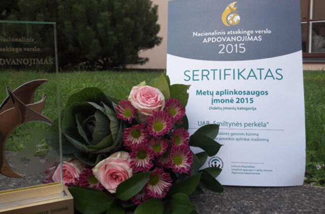 „Smiltynė perkėla“ - „Metų aplinkosaugos įmonė‘ 2015“