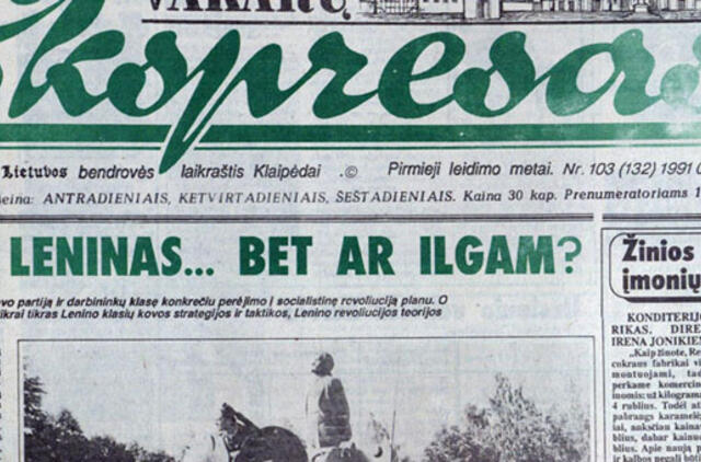 "Vakarų ekspresas". 1991 09 05 ir 07