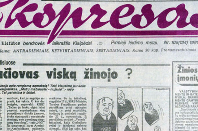 "Vakarų ekspresas". 1991 09 10