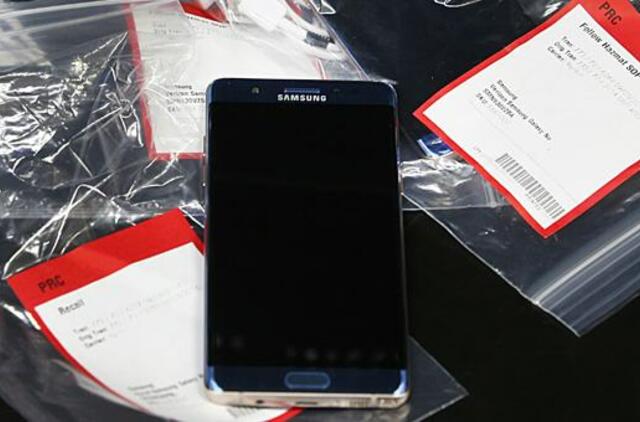 WSJ: "Samsung" iki rugsėjo 21 d. suspės pakeisti tik pusę JAV atšauktų "Note 7" telefonų