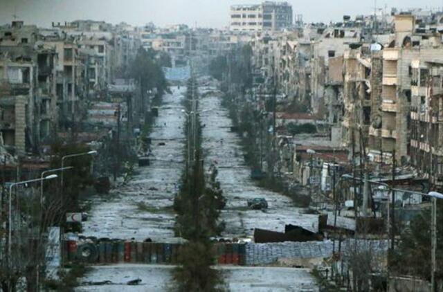 Karas Sirijoje: paliaubos Alepe baigėsi susirėmimais