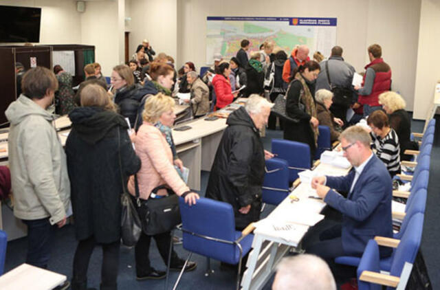 Klaipėdoje iš anksto balsuoja dvigubai aktyviau