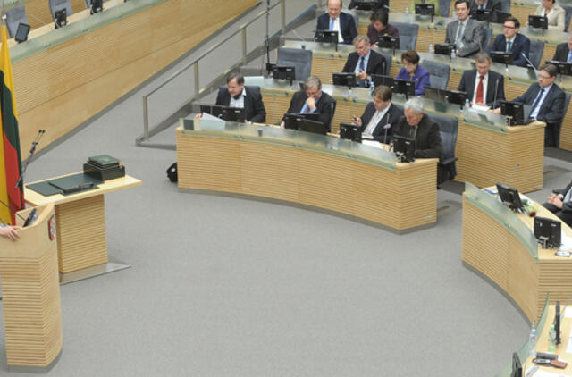 Konservatoriai ir "darbiečiai" ragina paskirstyti dotacijas partijoms dar iki rinkimų