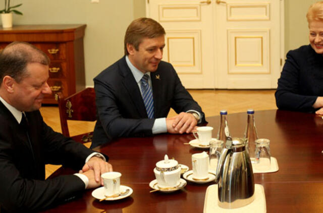 LVŽS lyderiai teigia jaučią absoliutų Prezidentės pasitikėjimą