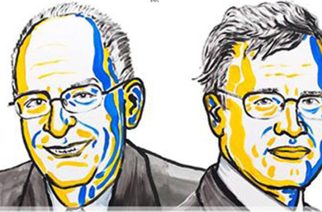 Nobelio ekonomikos premija skirta dviem ekonomistams